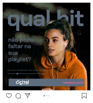 Post representativo de Rede Social